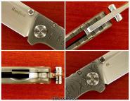 Todd Rexford Damascus Integeral Linerlock Epicenter Mini